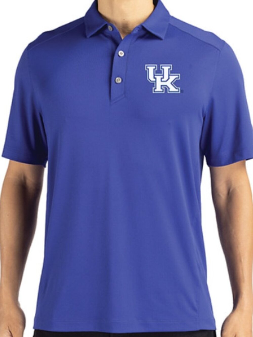 Kentucky Wildcats Cutter & Buck Forge Recycled Four-Way Stretch Mens Polo